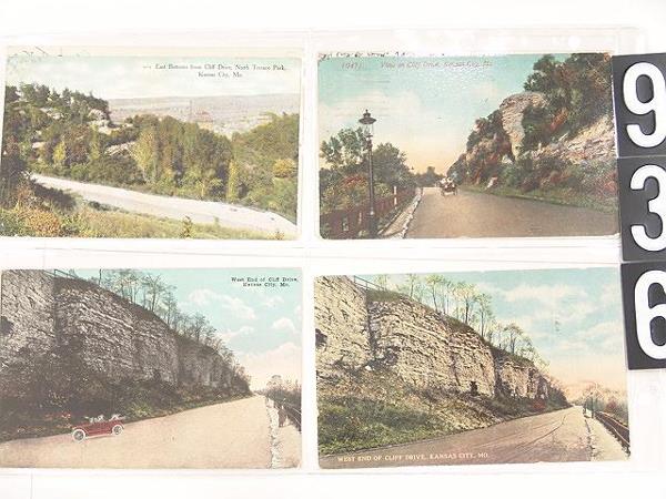 103 KANSAS CITY PARKS AND BOULEVARDS POST CARDS