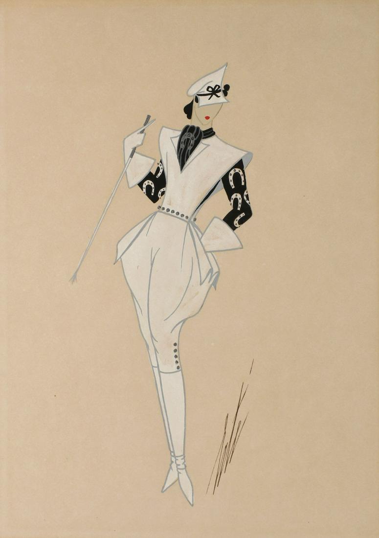ERTE, ROMAIN DE TIRTOFF(1892-1990) GOUACHE ON PAPER (1 of 14)