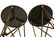 A PAIR 20TH CENT BRASS AND POLISHED GRANITE GUERIDONS - 14