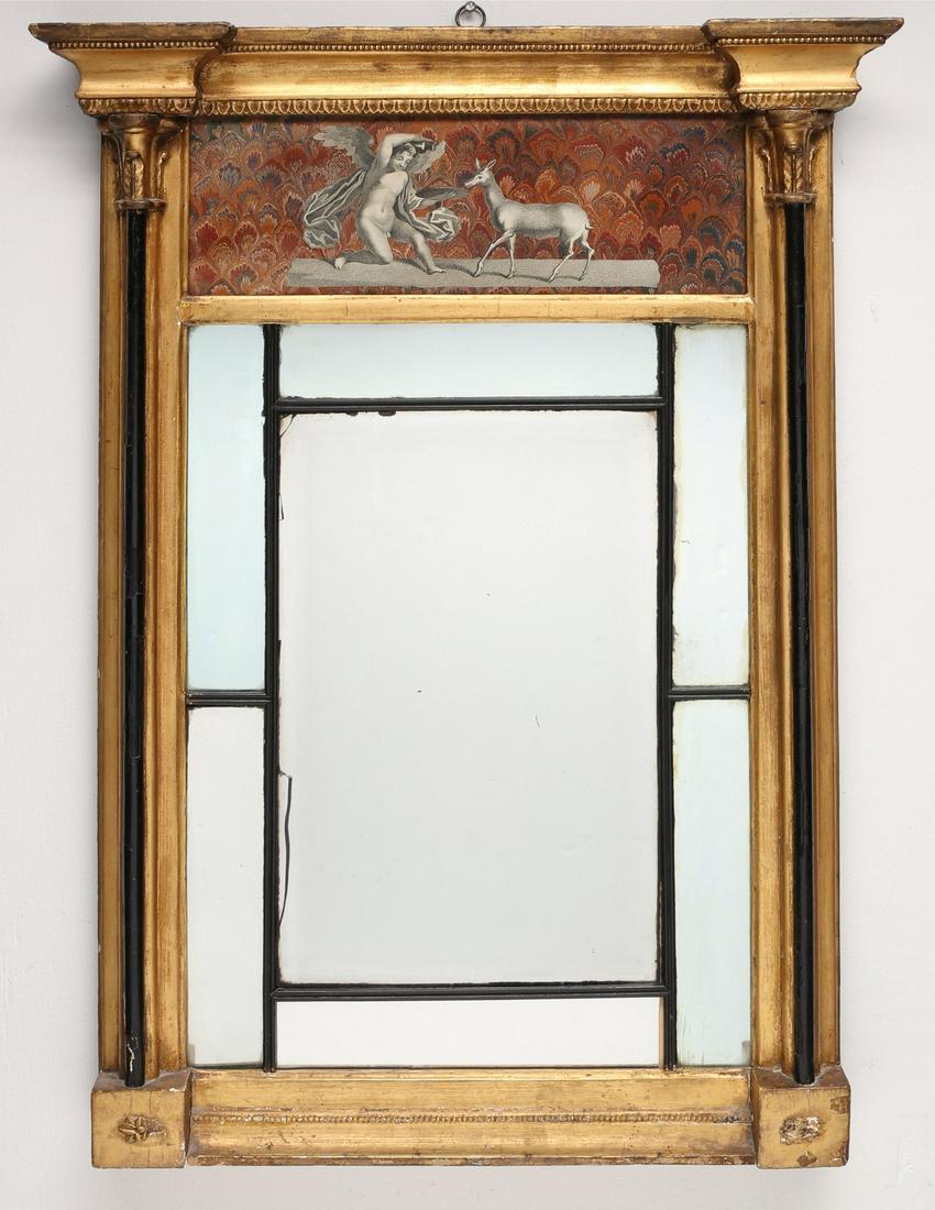 AN INTERESTING 18TH/19TH CENTURY ARCHITECTURAL MIRROR (1 of 14)