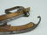 17: PAIR OF EARLY WOOD AND IRON ICE SKATES - 3