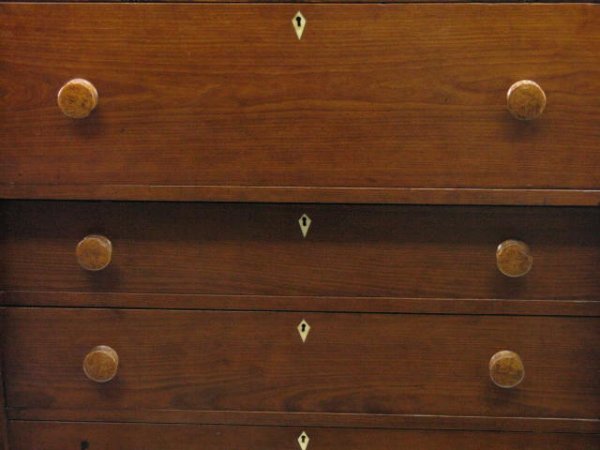 AMERICAN EMPIRE BUTLER'S DESK WITH BIRD'S EYE DETAI - 2