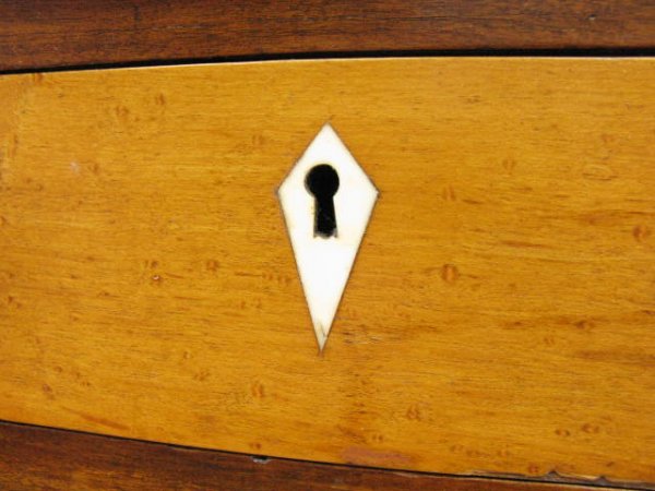 AMERICAN EMPIRE BUTLER'S DESK WITH BIRD'S EYE DETAI - 7