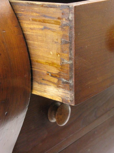 AMERICAN EMPIRE BUTLER'S DESK WITH BIRD'S EYE DETAI - 8