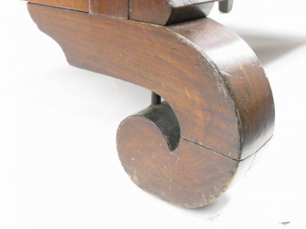 AMERICAN EMPIRE BUTLER'S DESK WITH BIRD'S EYE DETAI - 9