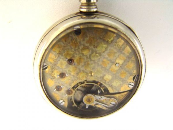SETH THOMAS 15J OPEN FACE & BACK POCKET WATCH - 3