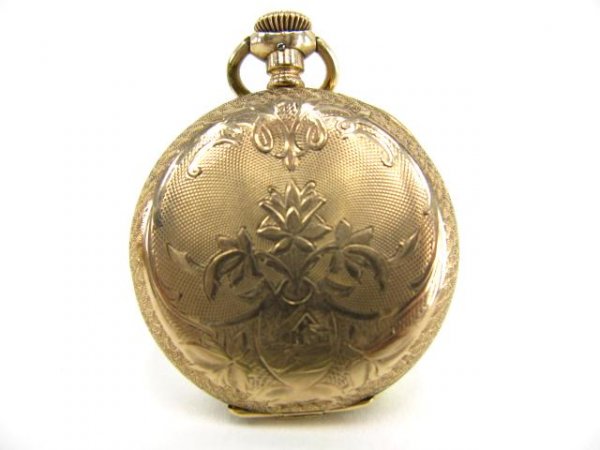 HAMPDEN MOLLY STARK LADY'S WATCH IN HUNTING CASE - 8