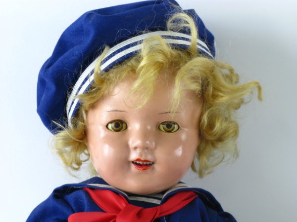 21 INCH SHIRLEY TEMPLE COMPOSITION DOLL