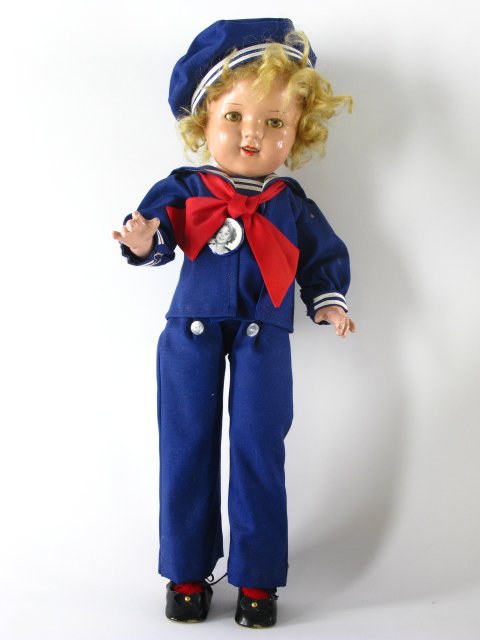 21 INCH SHIRLEY TEMPLE COMPOSITION DOLL - 2