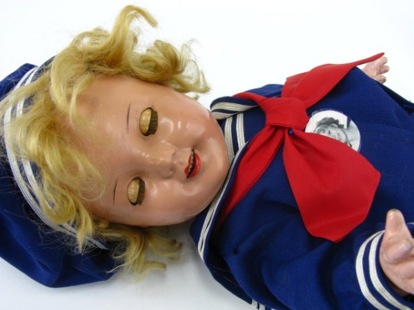 21 INCH SHIRLEY TEMPLE COMPOSITION DOLL - 4
