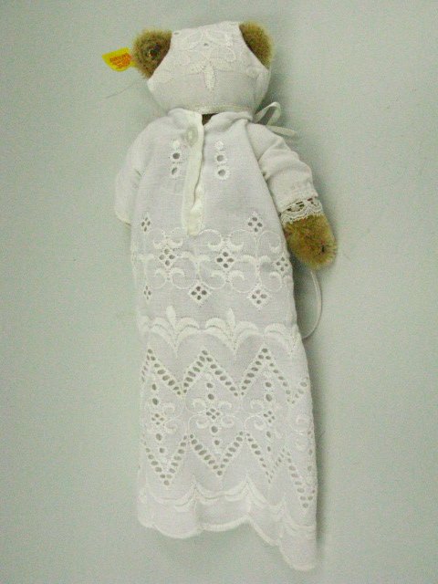 STEIFF BABY TEDDYBEAR IN NIGHT GOWN - 4