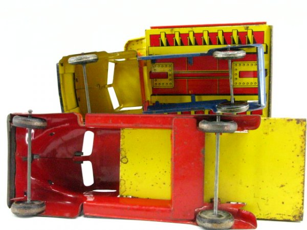 LOT OF 2 MARX PRESSED STEEL TOY TRUCKS - 5