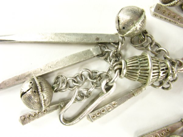 INTERESTING NORTH AFRICAN WOVEN WIRE BELT - 5