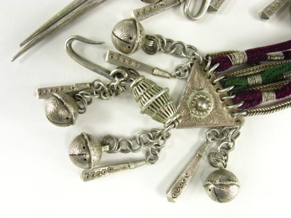 INTERESTING NORTH AFRICAN WOVEN WIRE BELT - 6