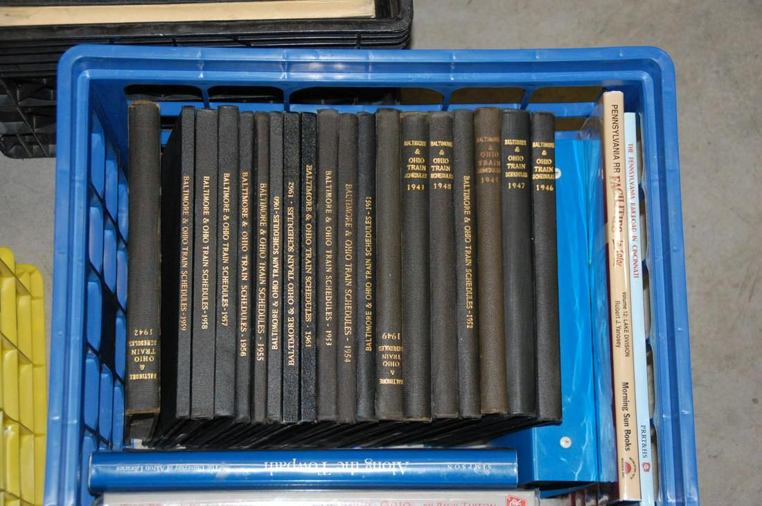 B&O RAILROAD BOUND SCHEDULES, 'BOOK OF THE ROYAL BLUE' (1 of 7)