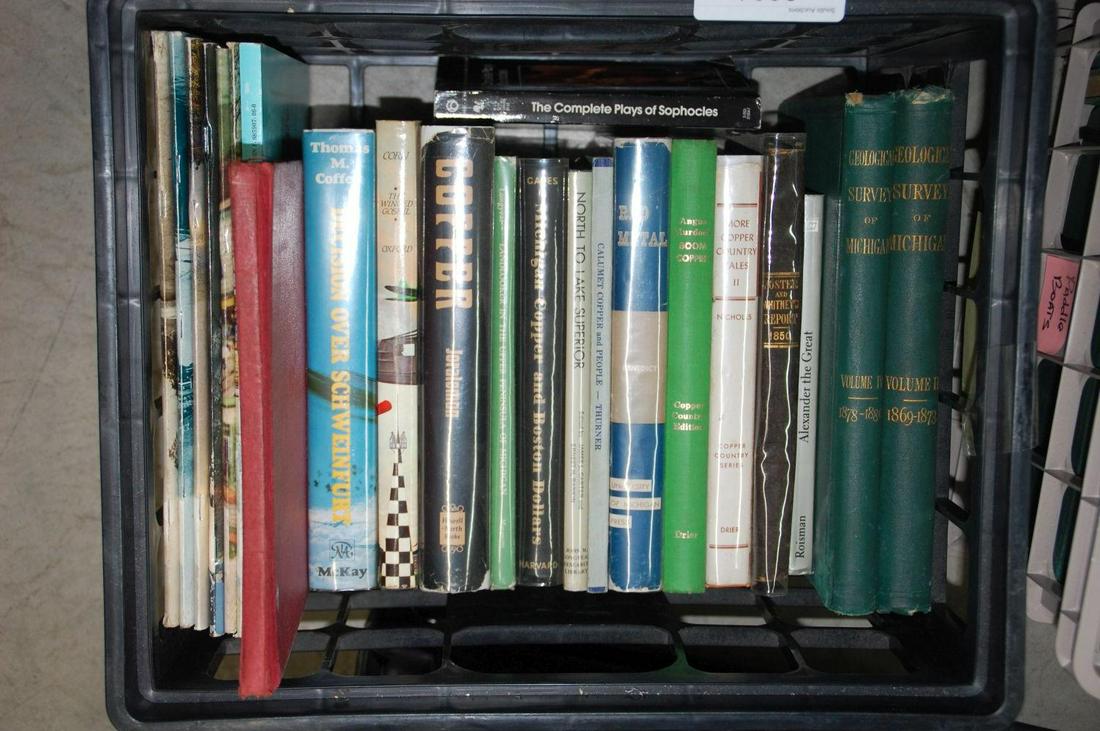 STEAMSHIPS, MILITARY HISTORY, GEOGRAPHY: WE STRONGLY SUGGEST LOCAL PICK-UP OR DELIVERY. Shipping will cost at least $150 per lot. We will not split lots or do any shipping acrobatics as we do on higher-valued lots. Each crate will be placed 