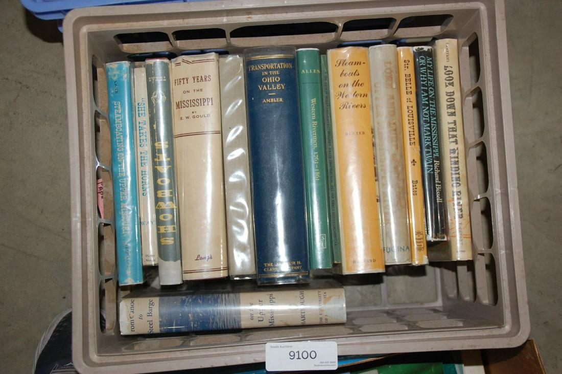 STEAMBOATS AND AMERICAN EXPLORATION, AIR FORCE: WE STRONGLY SUGGEST LOCAL PICK-UP OR DELIVERY. Shipping will cost at least $150 per lot. We will not split lots or do any shipping acrobatics as we do on higher-valued lots. Each crate will be placed 