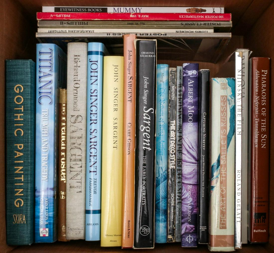 SARGENT, GOTHIC ART, POSTER ART, RUSSIAN BALLET, EGYPT: From the library of illustrator Robert Haas. Provenance: The Estate of Robert Allan Haas. We happily provide seamless in-house packing and shipping services on nearly everything we sell.