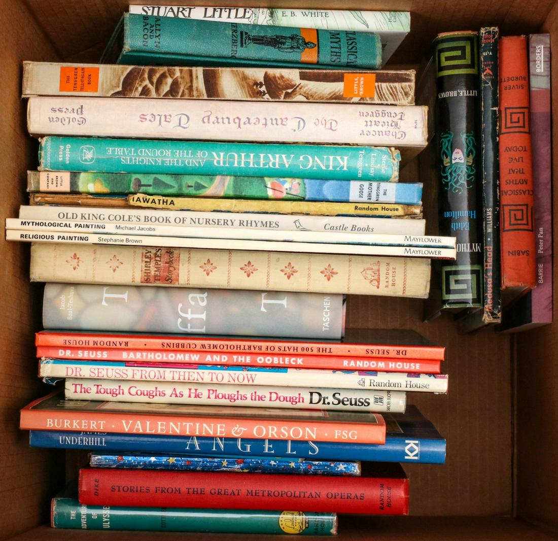 ILLUS. TALES & CHILDRENS LIT., SUESS, KING ARTHUR: From the library of illustrator Robert Haas. Provenance: The Estate of Robert Allan Haas. We happily provide seamless in-house packing and shipping services on nearly everything we sell.