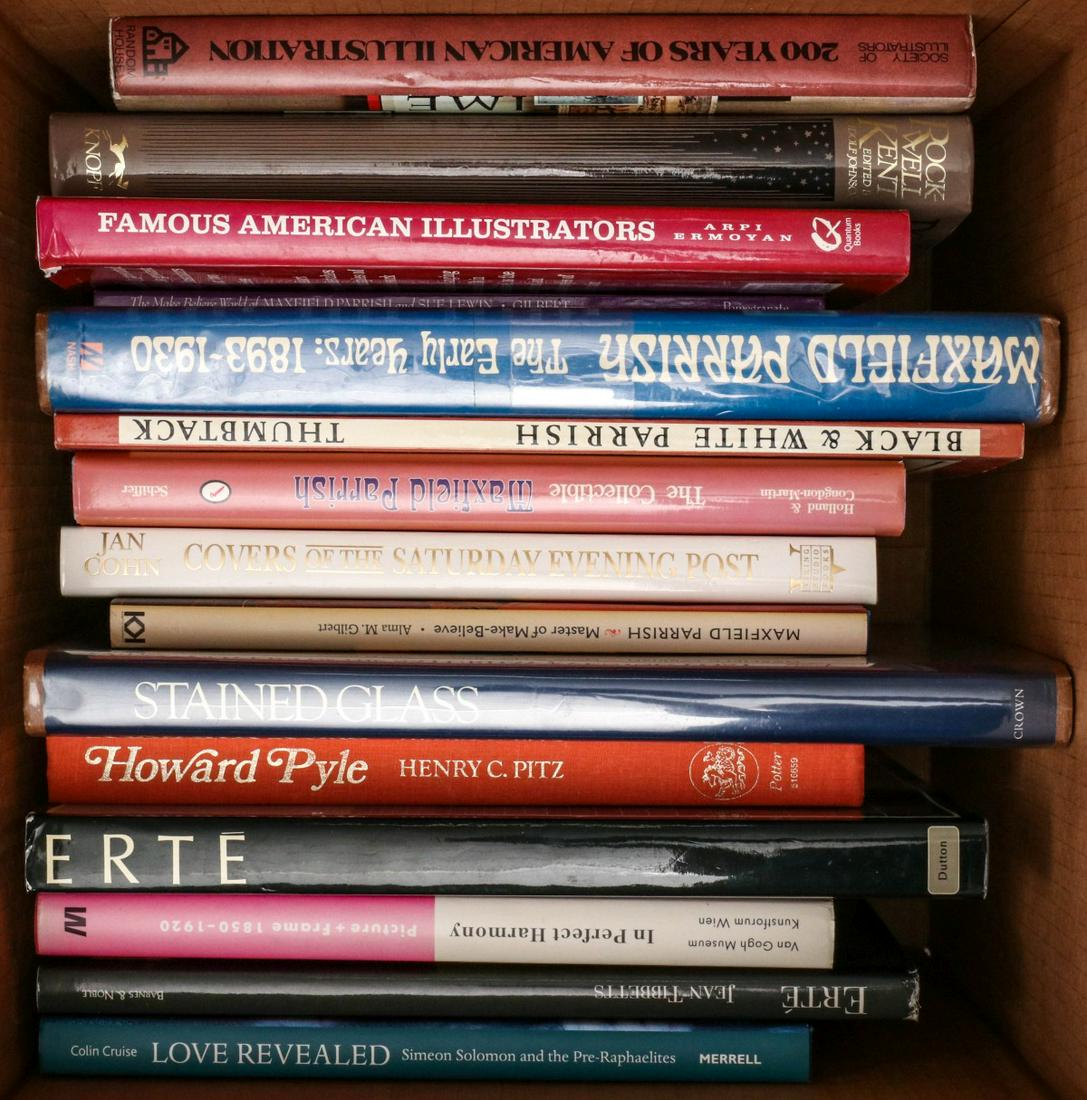 AMERICAN ILLUS., PARRISH, PYLE, ERTE, ROCKWELL: From the library of illustrator Robert Haas. Provenance: The Estate of Robert Allan Haas. We happily provide seamless in-house packing and shipping services on nearly everything we sell.