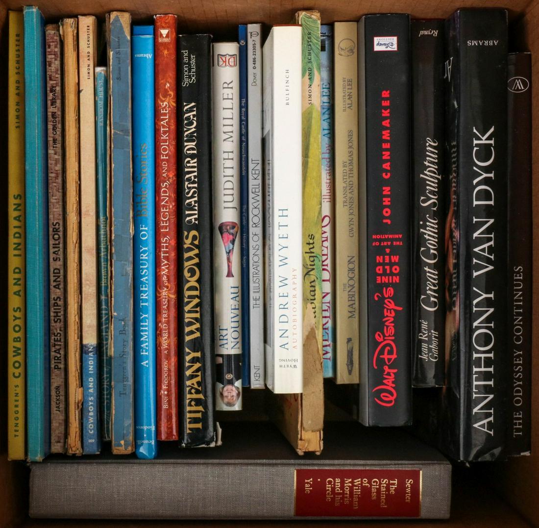 STORIES, MYTHS & FOLKTALES, WYETH, DISNEY, VAN DYCK: From the library of illustrator Robert Haas. Provenance: The Estate of Robert Allan Haas. We happily provide seamless in-house packing and shipping services on nearly everything we sell.