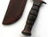 TWO US MILITARY FIGHTING KNIVES WITH LEATHER SHEATHS - 11