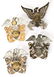 A COLLECTION OF WWII ARMY AND NAVY INSIGNIA AND PINS - 16