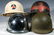 A COLLECTION OF US WWII AND OTHER HELMETS - 2