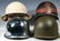 A COLLECTION OF US WWII AND OTHER HELMETS - 4