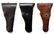 THREE US MILITARY .45 LEATHER HOLSTERS