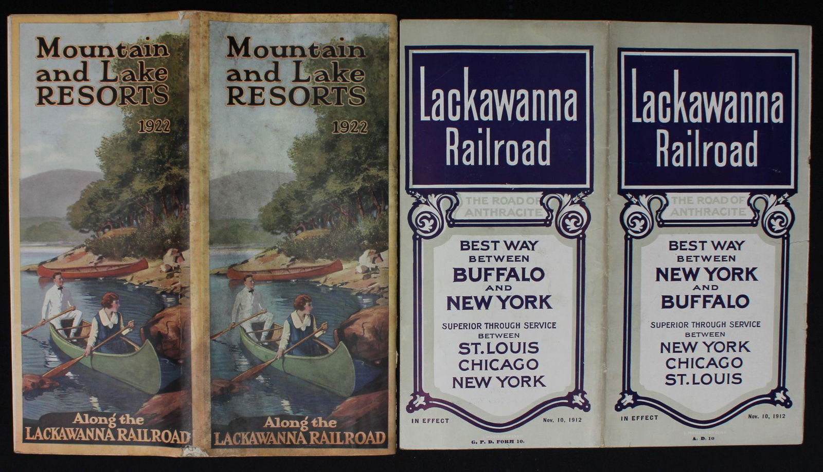 COLLECTION LACKAWANNA RR EPHEMERA INCL 1901 PAN AM EXPO (1 of 6)