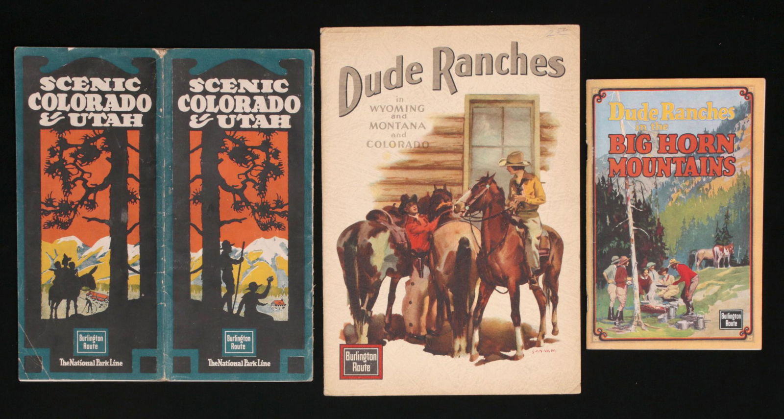 A COLLECTION OF BURLINGTON ROUTE WESTERN ROUTE EPHEMERA (1 of 7)