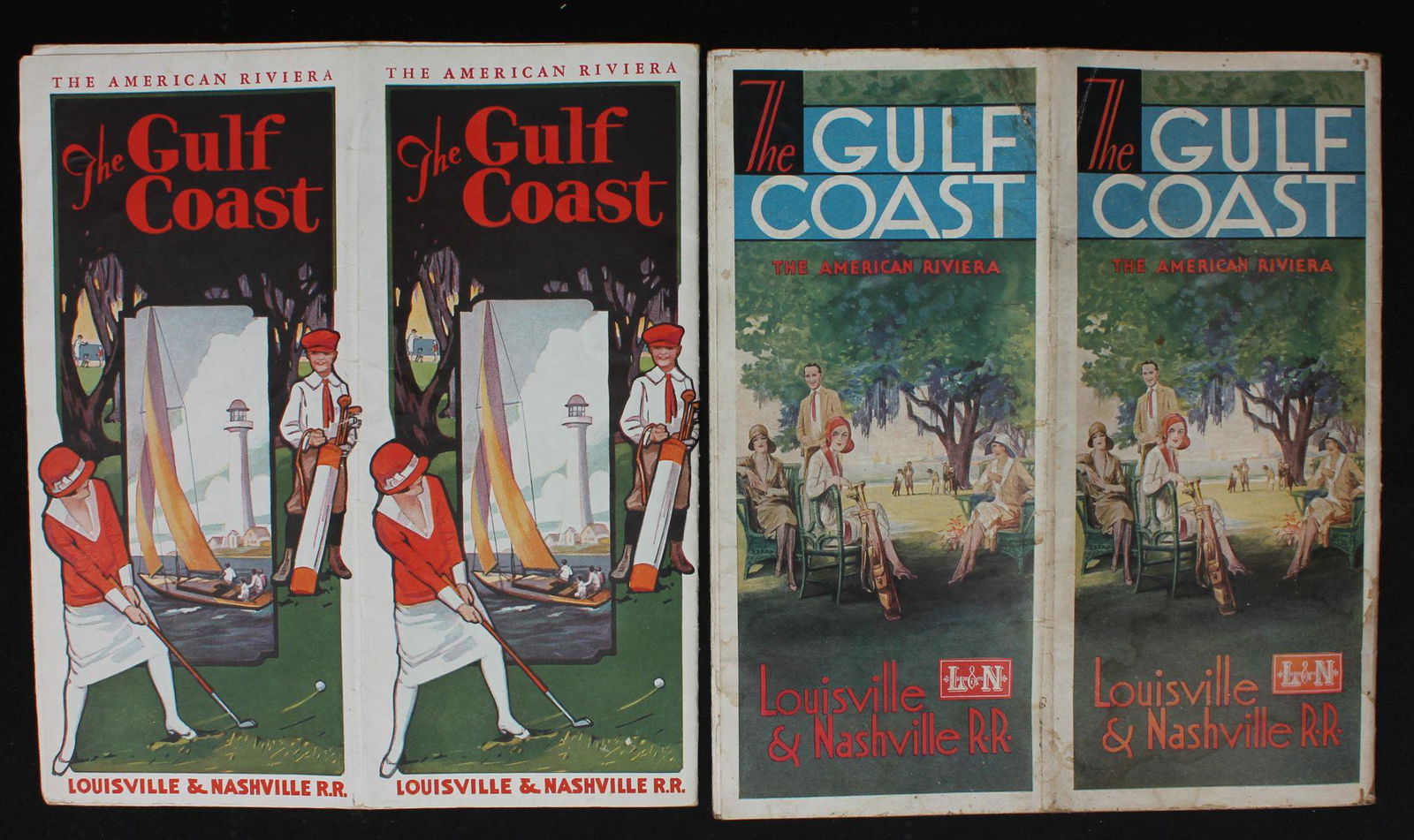 1930s L&N RAILROAD TRAVEL TO GOLFING AND MARDIS GRAS (1 of 8)