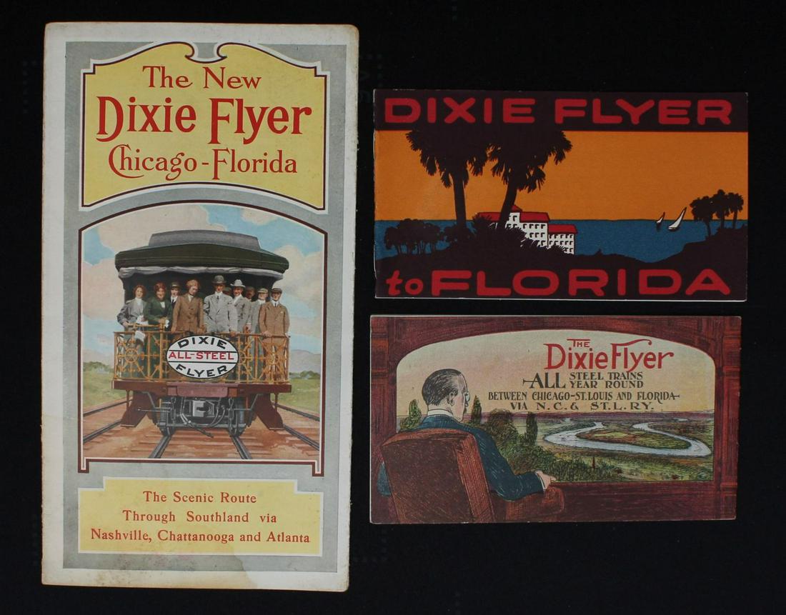 A COLLECTION OF EPHEMERA FOR THE DIXIE ROUTE RAIL LINES (1 of 6)
