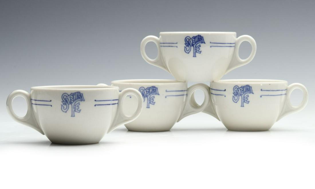 AT&SF RR SANTA FE BLEEDING BLUE BULLION CUPS (1 of 6)