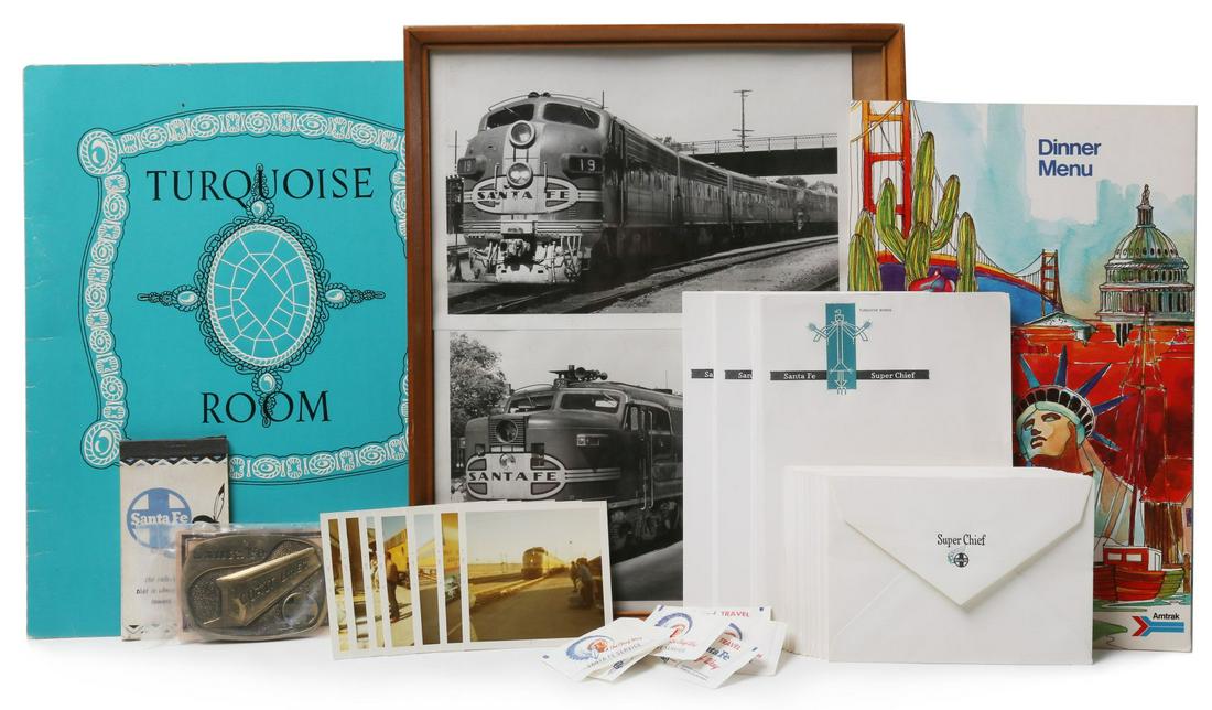 A COLLECTION OF SANTA FE SUPER CHIEF EPHEMERA (1 of 8)