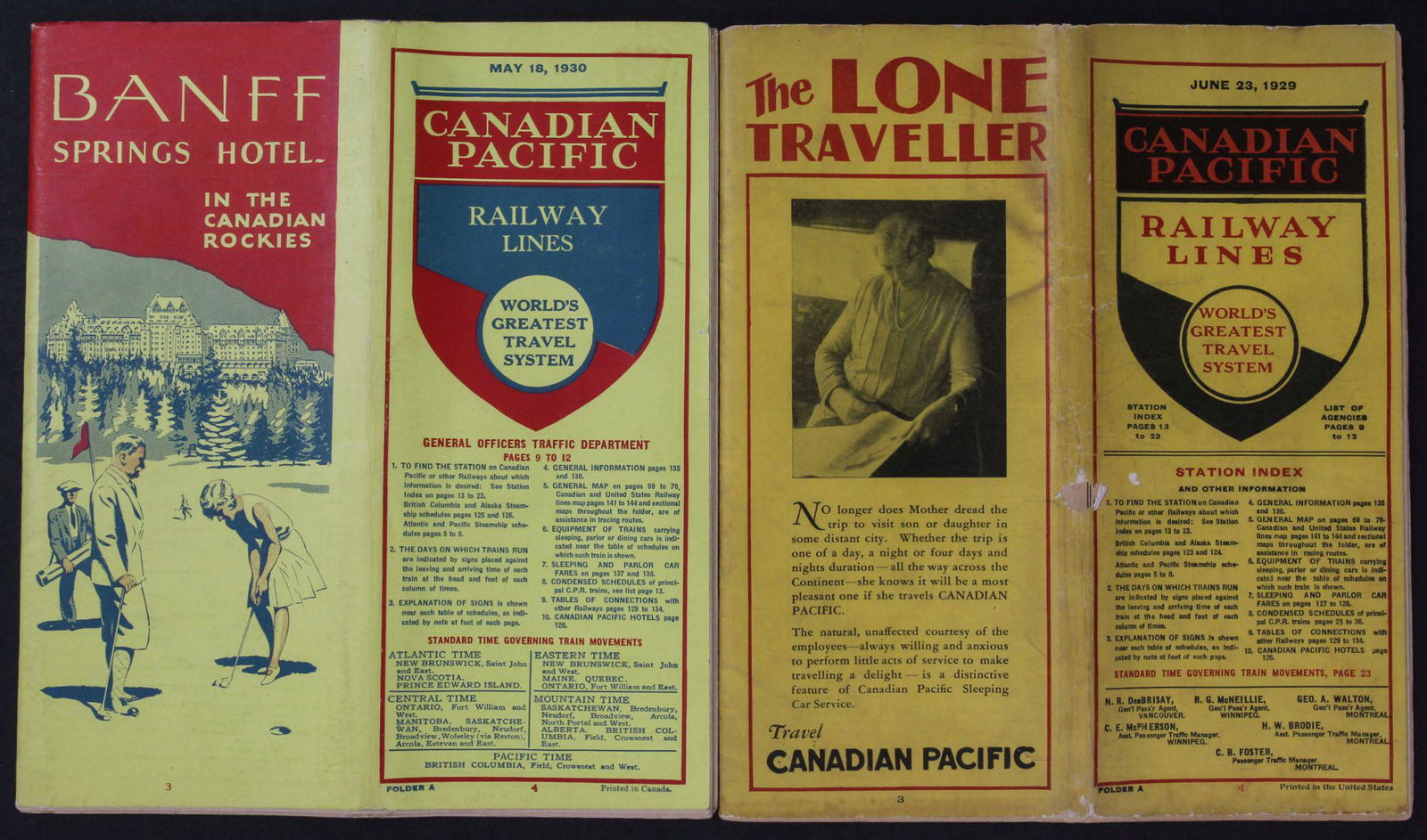 A COLLECTION OF CANADIAN PACIFIC RAILWAY EPHEMERA (1 of 6)