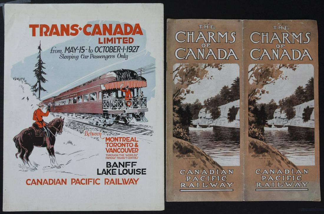 A COLLECTION OF CANADIAN PACIFIC RAILWAY EPHEMERA (1 of 8)