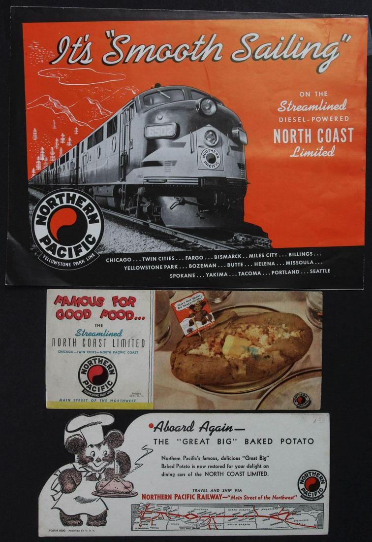 A COLLECTION OF NORTHERN PACIFIC RAILROAD EPHEMERA (1 of 11)