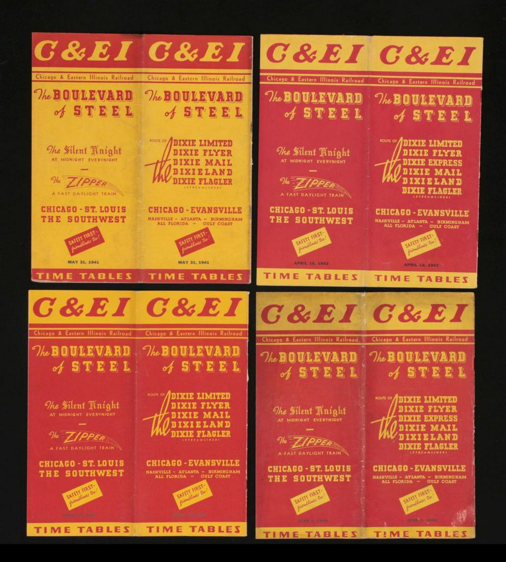 A COLLECTION OF CHICAGO & EASTERN ILLINOIS RR EPHEMERA (1 of 8)