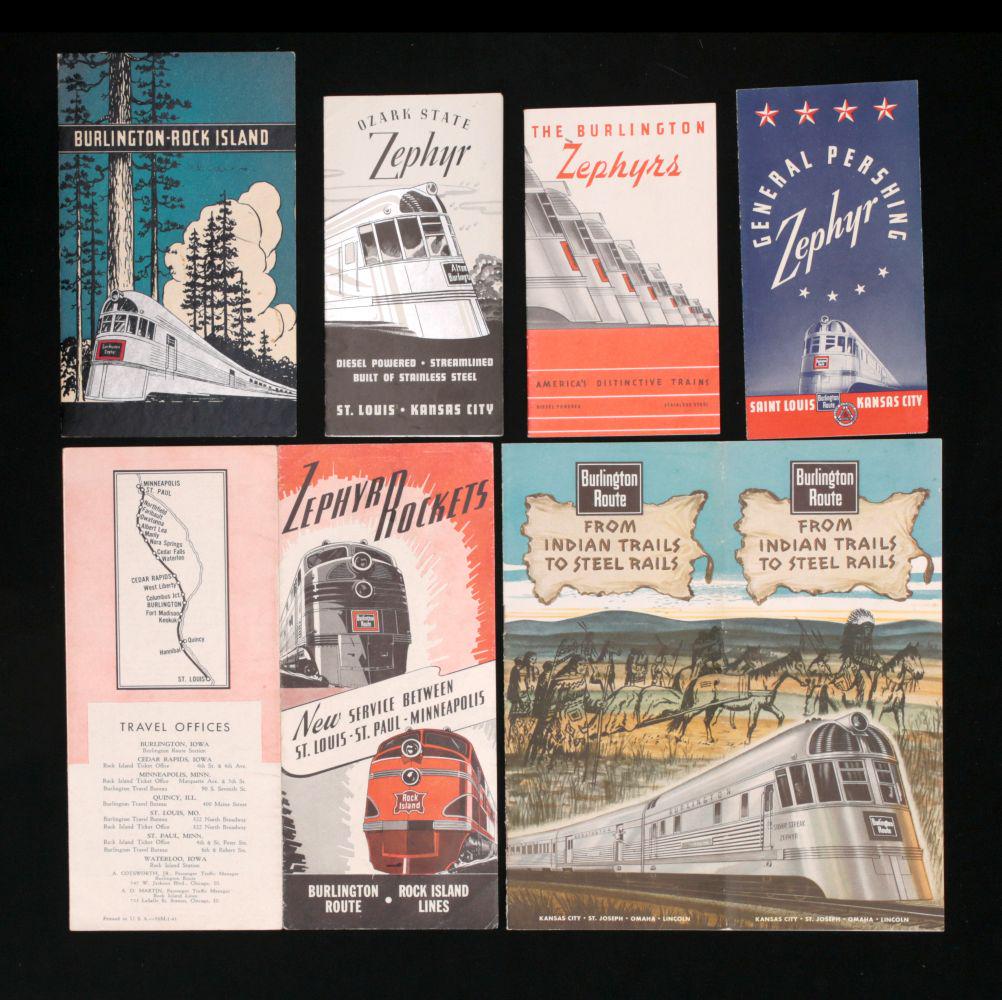 A COLLECTION OF THE BURLINGTON ROUTE ZEPHYR EPHEMERA (1 of 3)
