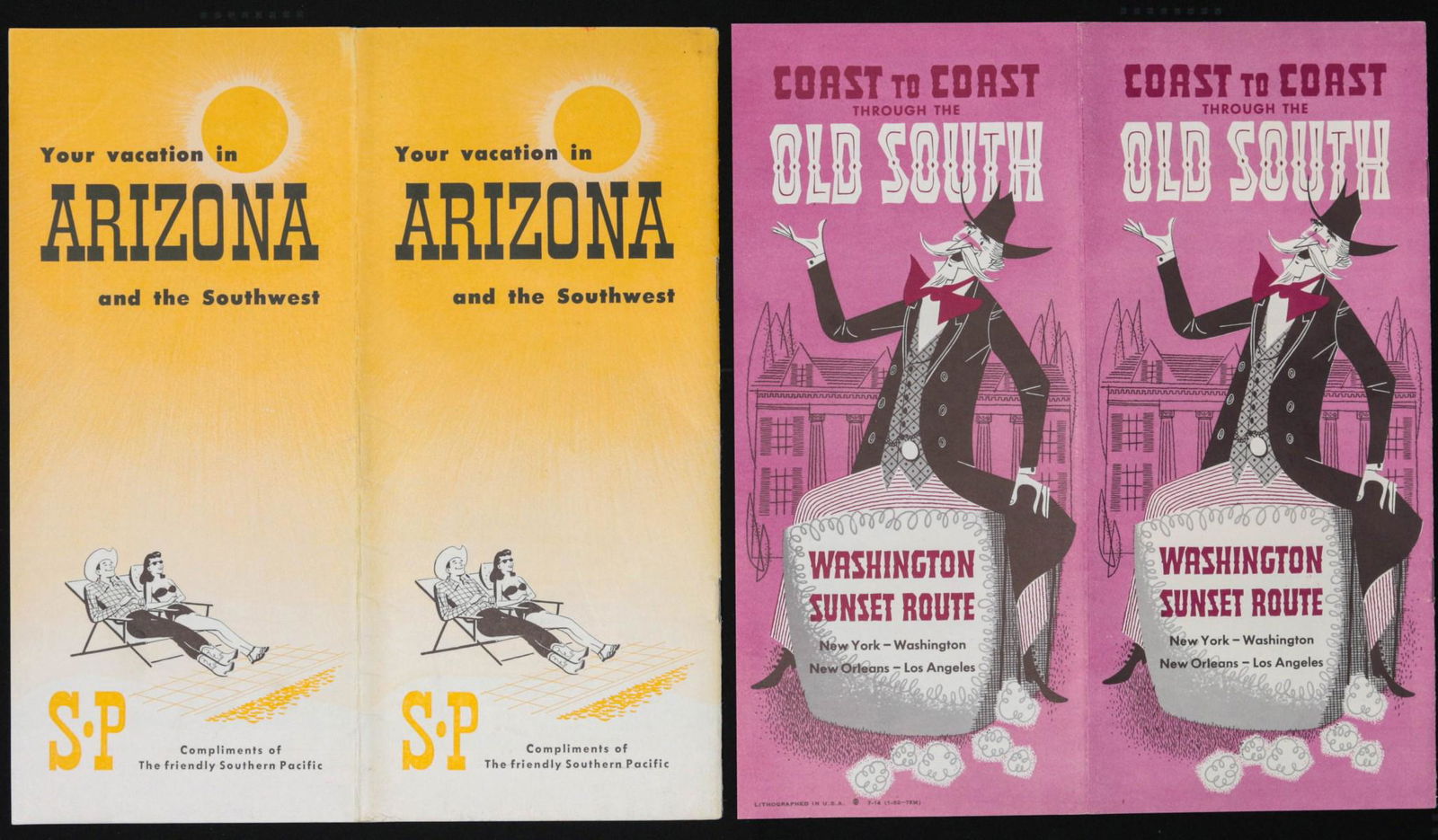 A COLLECTION OF SOUTHERN PACIFIC TIME TABLES, BROCHURES (1 of 8)