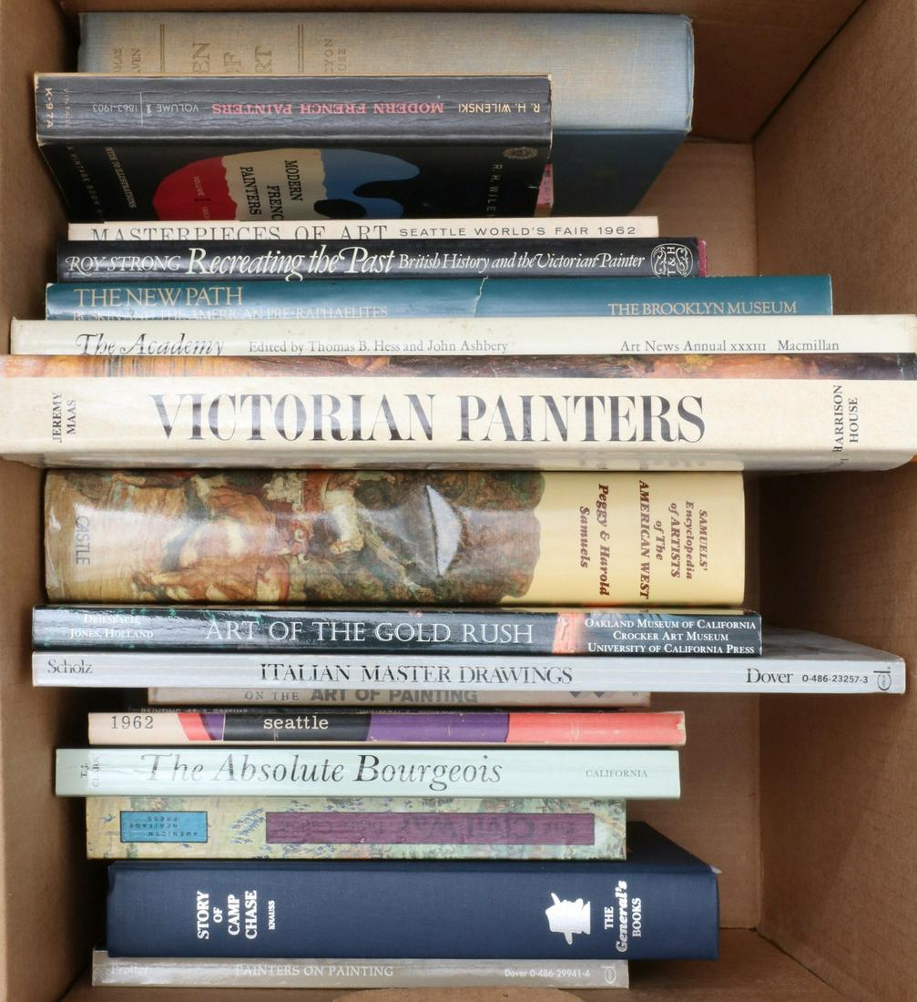 FINE ART, WAVERLY NOVELS, CIVIL WAR, BOOKBINDING: Book titles as shown. WE STRONGLY SUGGEST LOCAL PICK-UP OR DELIVERY. Shipping will cost at least $180 per lot. We will not split lots or do any shipping acrobatics as we do on higher-valued lots. Each