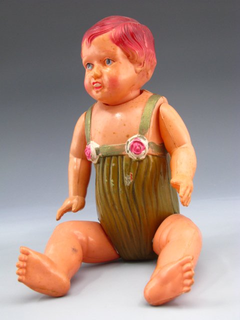 CELLULOID DOLL LARGE JOINTED, JAPAN - 2