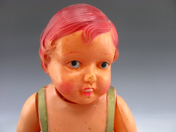 CELLULOID DOLL LARGE JOINTED, JAPAN - 8