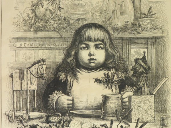 1880'S NAST CHRISTMAS ILLUSTRATION FROM HARPER'S