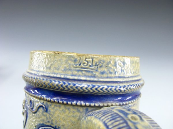 ST. LOUIS CHEROKEE BREWERY STONEWARE STEIN - 7