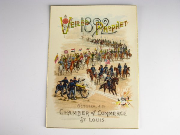 1894 VEILED PROPHET ST. LOUIS FESTIVAL INVITATION