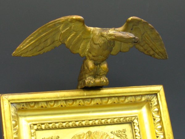 FINE FRENCH GILT PICTURE FRAME CLOCK, 19TH C. - 2