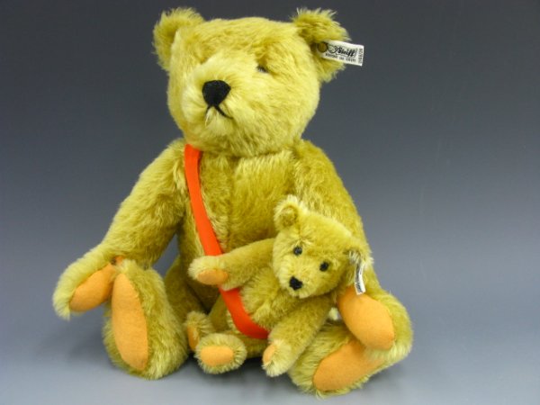 STEIFF TEDDYBEAR & BABY LTD EDITION 1980'S